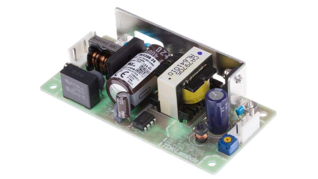 TDK-Lambda Switching Power Supply, ZWS30B-24, 24V dc, 1.3A, 31W, 1 Output, 120 → 370 V dc, 85 → 265 V ac