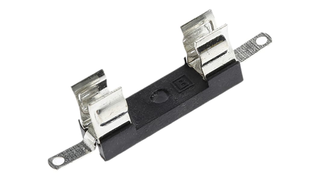 Bulgin 6.3A Base Mount Fuse Holder for 5 x 20mm Fuse, 250V ac