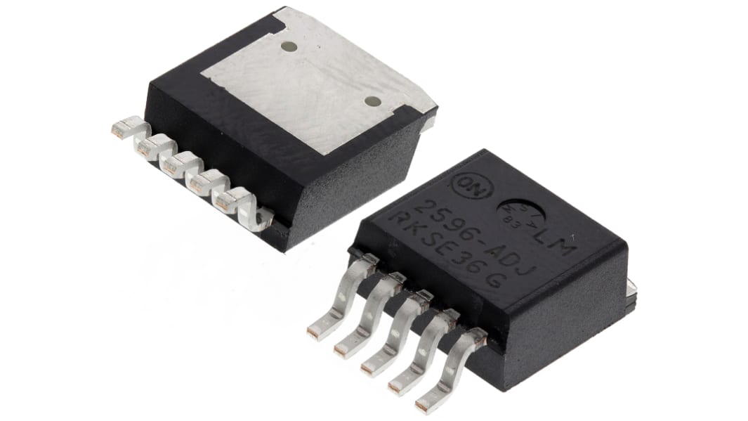 onsemi, LM2596DSADJR4G Switching Regulator, 1-Channel 3A Adjustable 5-Pin, D2PAK