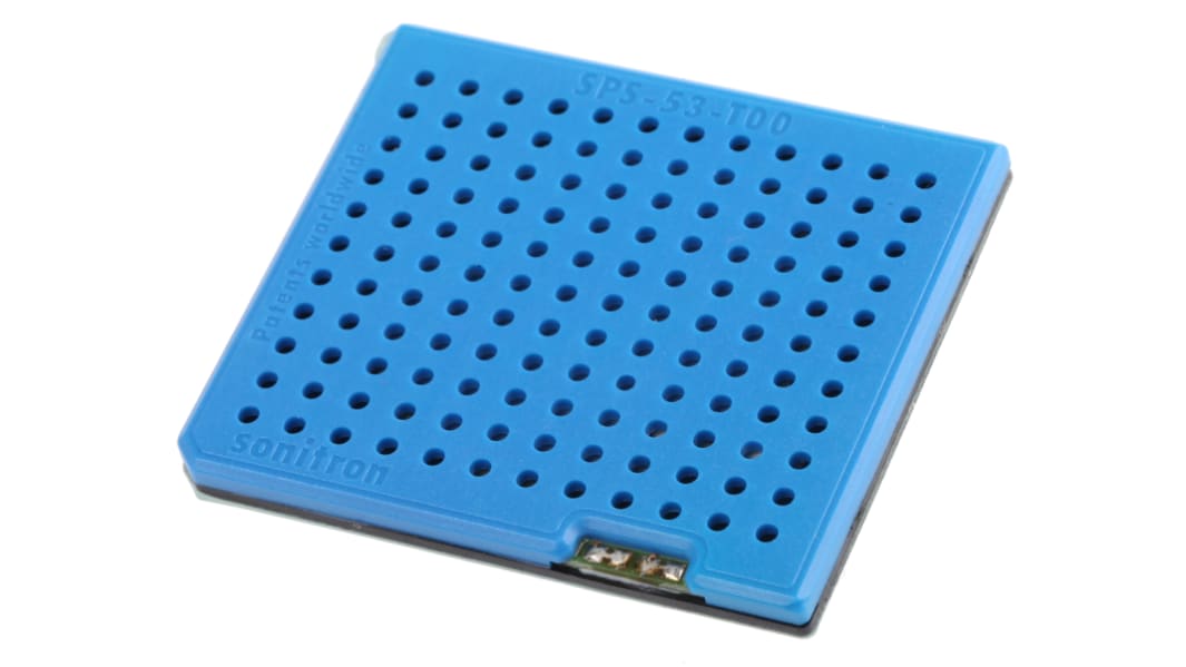 Sonitron Piezoelektrischer Miniatur-Lautsprecher, 93dB, 960nF, 300 Hz → 20 kHz, 61.2 x 53 x 4.5mm