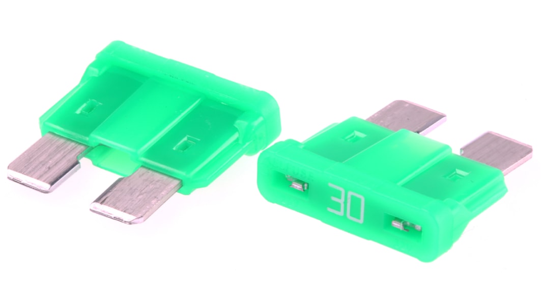 Littelfuse Autosikring, 30A, Grøn 32V dc