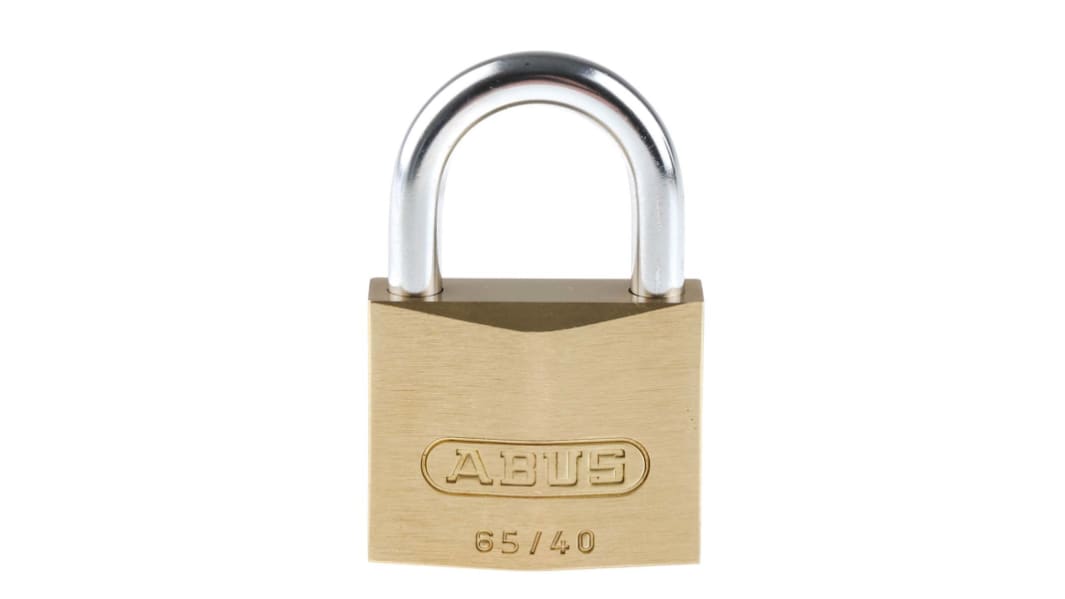 ABUS Key Weatherproof Brass, Steel Padlock, Keyed Alike, 6mm Shackle, 65mm Body