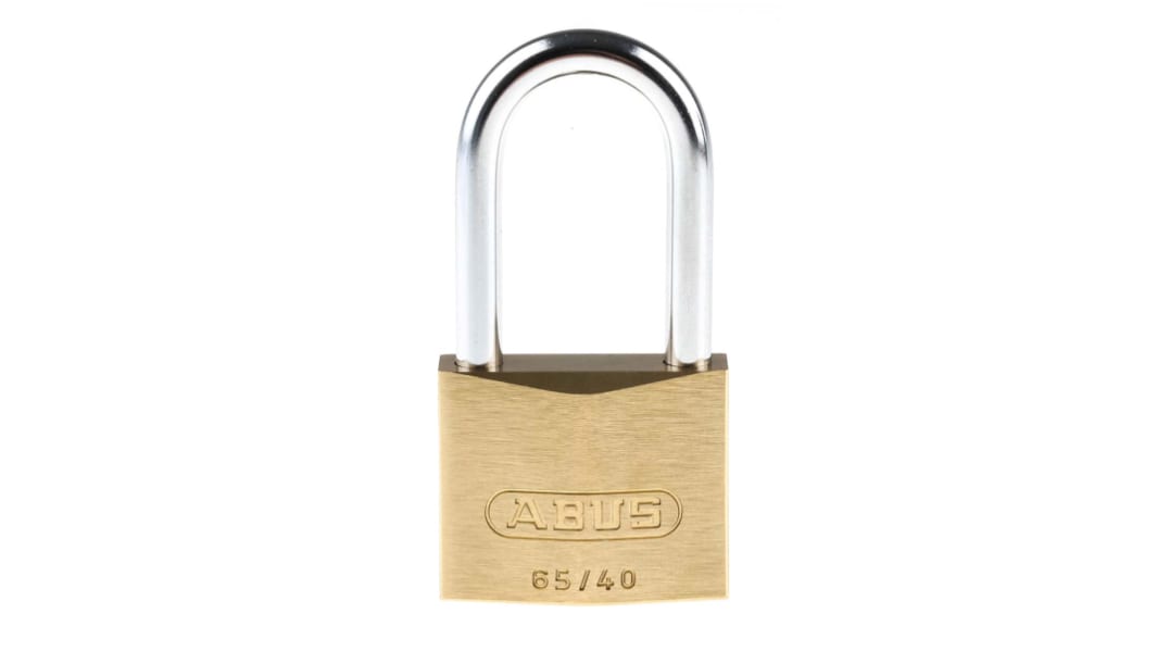 ABUS Key Weatherproof Brass, Steel Padlock, Keyed Alike, 6mm Shackle, 65mm Body