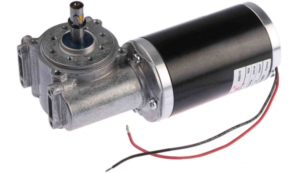Crouzet Brushed Geared DC Geared Motor, 102 W, 24 V dc, 10 Nm, 600 rpm, 9.99mm Shaft Diameter