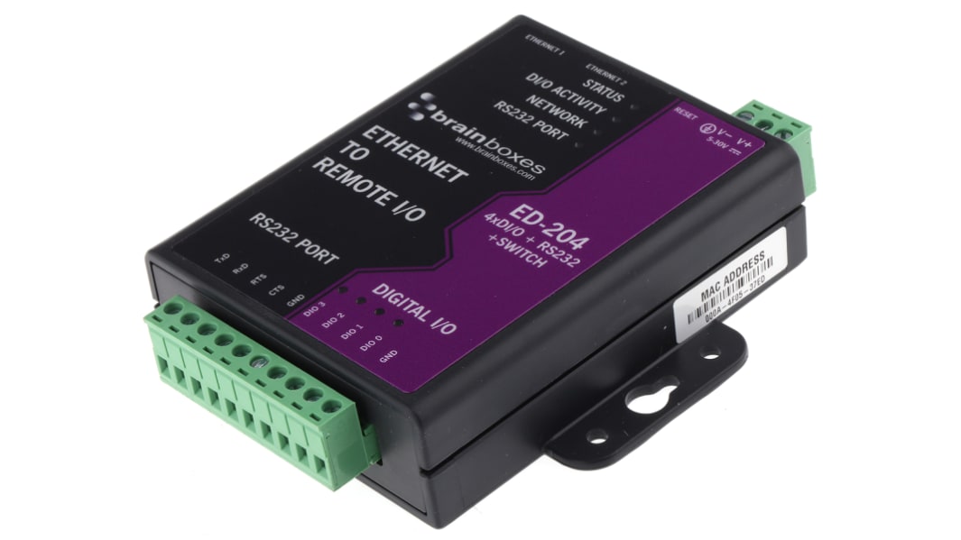 Media converter Ethernet Brainboxes