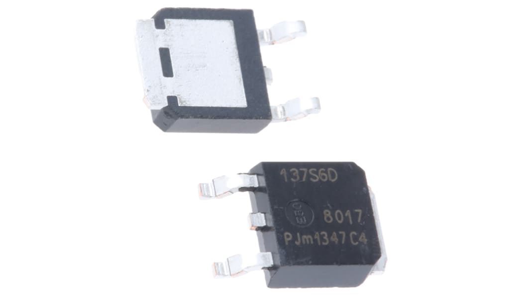 WeEn Semiconductors Co., Ltd Surface Mount, 3-pin, TRIAC, 600V, Gate Trigger 1V 600V