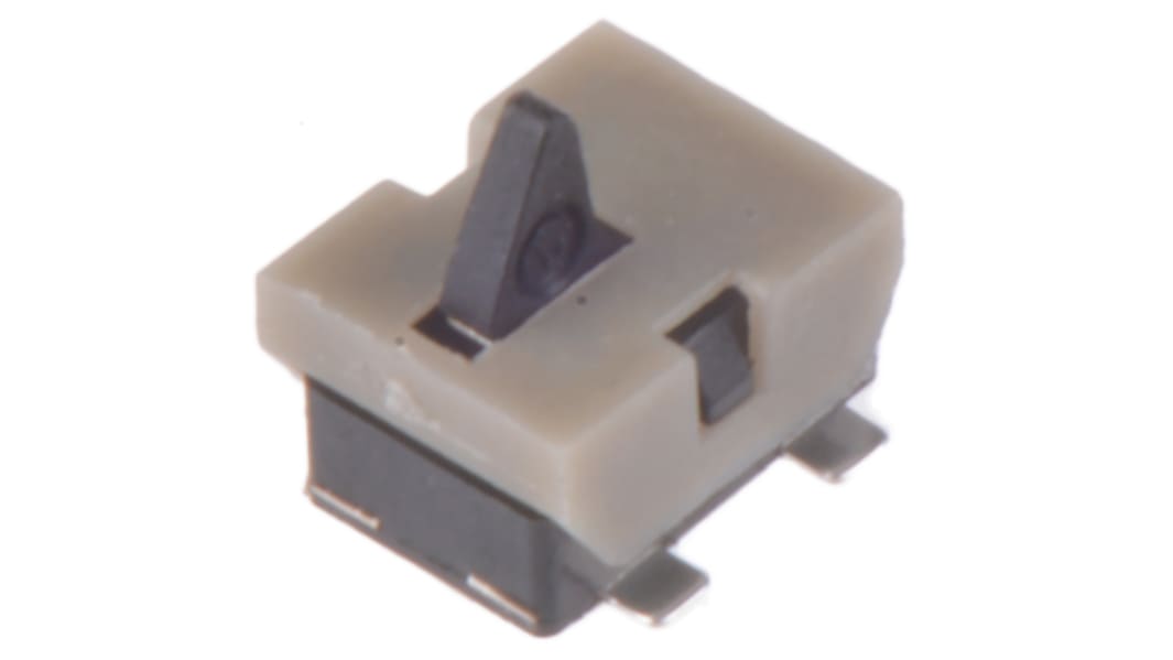 C & K Detector Switch, SPST, 1 mA @ 5 V dc, Silver Over Nickel Plated Phosphor Bronze
