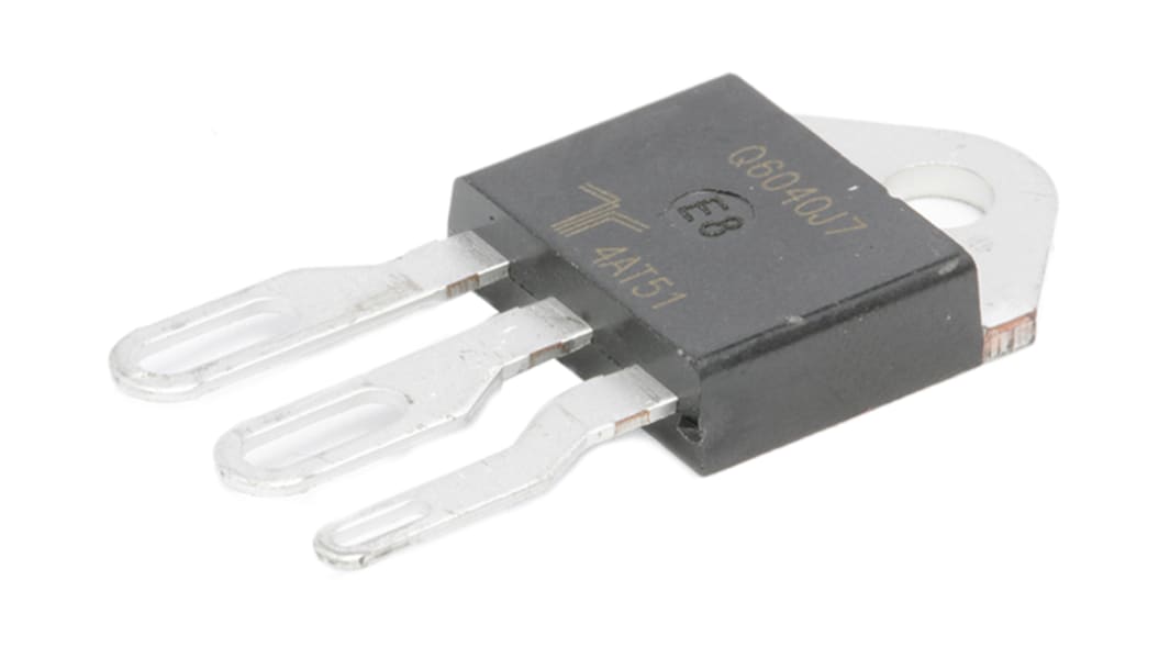 Littelfuse Through Hole, 3-pin, TRIAC, 600V, Gate Trigger 2V 600V