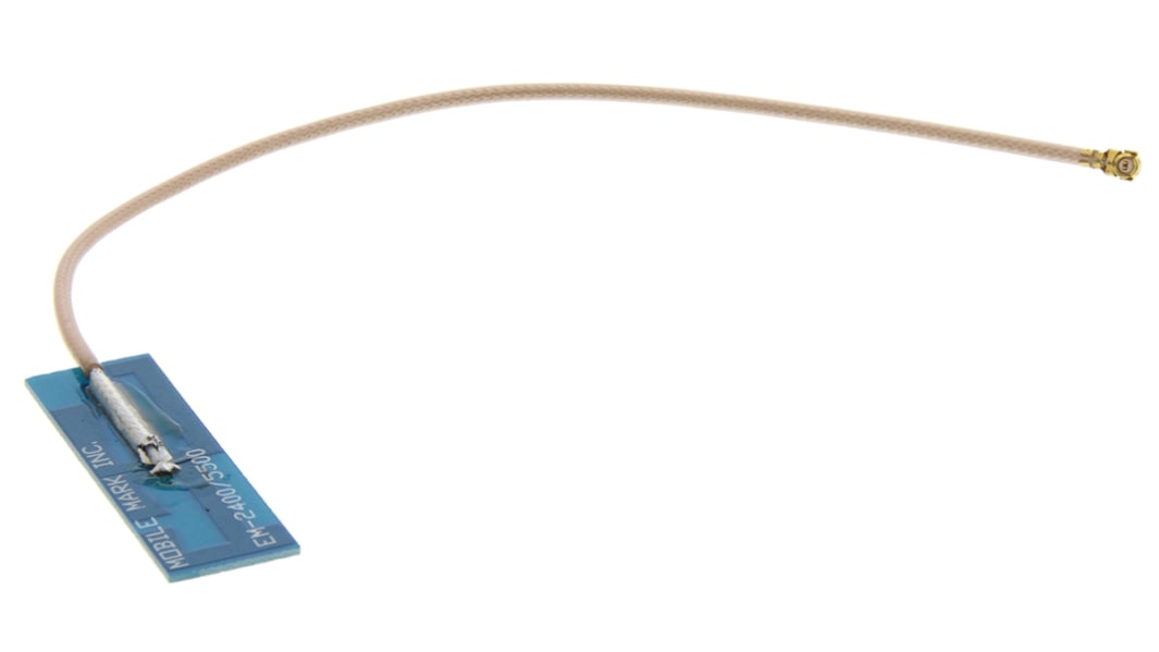 Mobilemark Dual Band WiFi-Antenne 2,4 GHz, 5 GHz Intern / 2dBi UFL Rundstrahlantenne