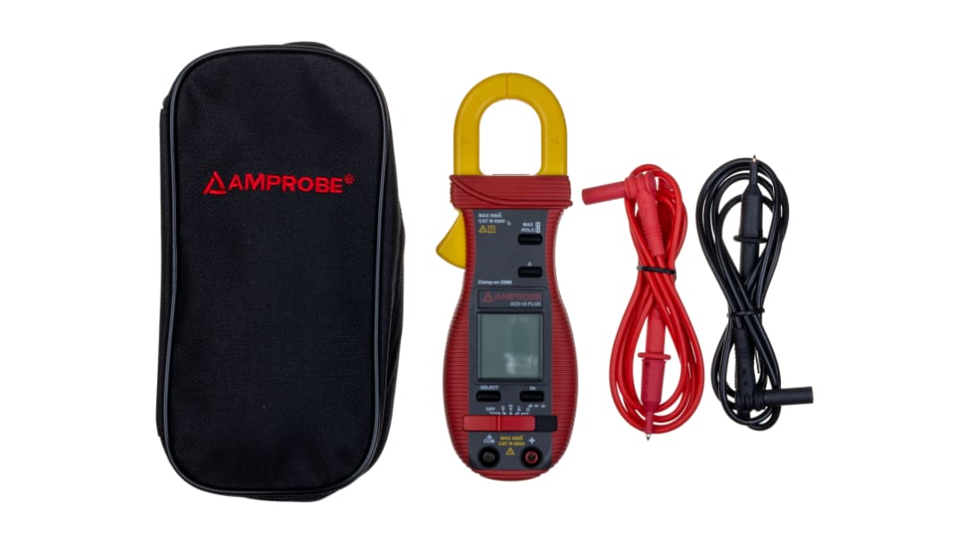 Amprobe ACD-10 PLUS Clamp Meter, Max Current 600A ac CAT III 600V