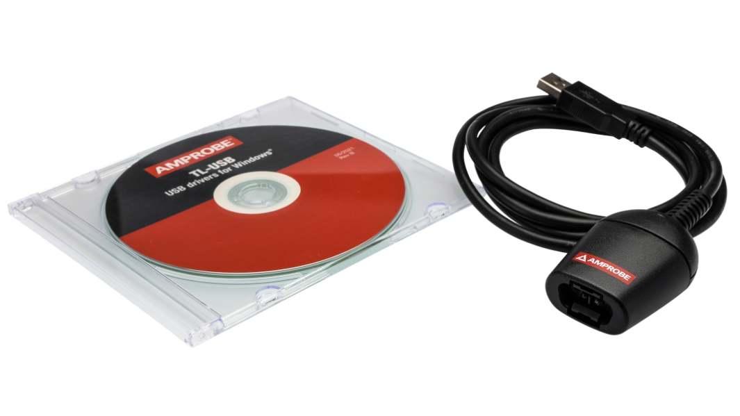 Amprobe IRDA-USB-Cable Insulation Tester Cable, For Use With Amprobe Testers