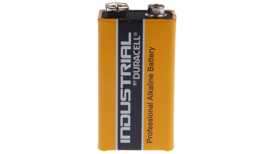 Duracell 9V形電池 PP3 アルカリ乾電池 ID1604 B10 RS