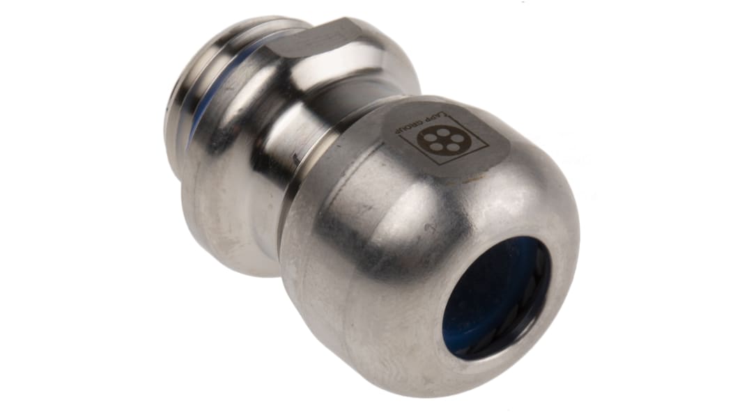 Lapp SKINTOP Series Metallic Stainless Steel Cable Gland, M16 Thread, 6mm min., 10mm max., IP69K