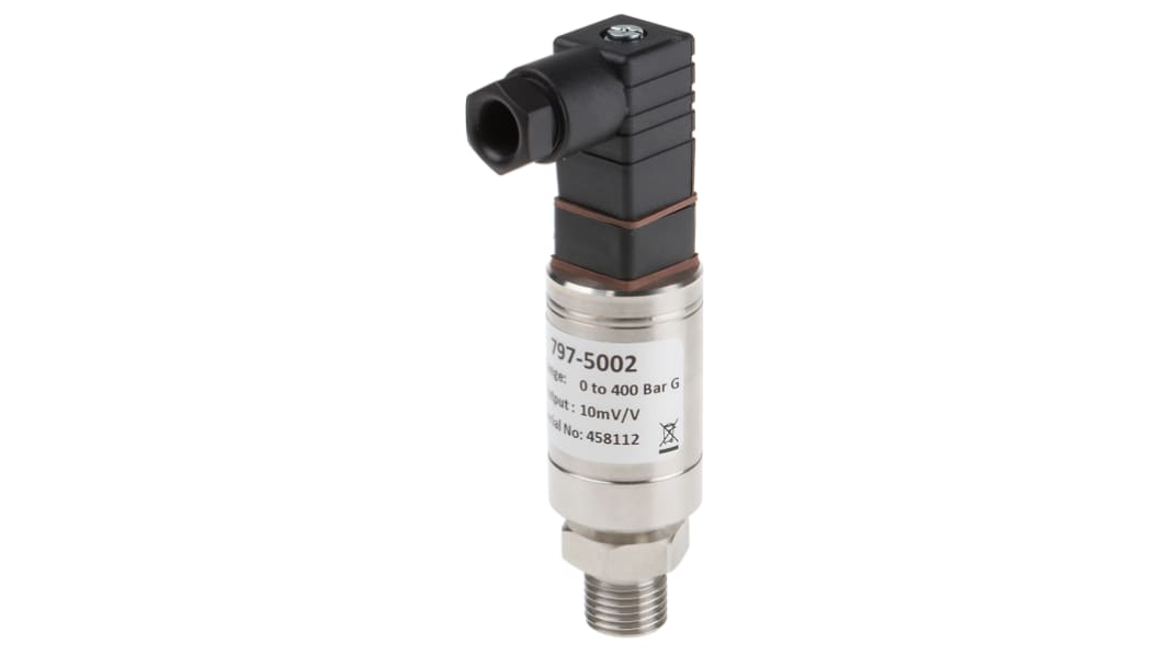 RS PRO Pressure Sensor, 0bar Min, 400bar Max, Voltage Output, Relative Reading