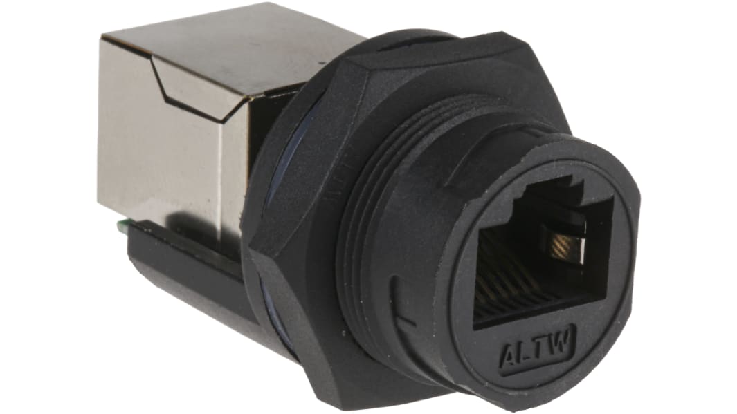 Amphenol Industrial LTW Cat.5e RJ45-Steckverbinder Buchse 8/8-polig STP, Tafelmontage