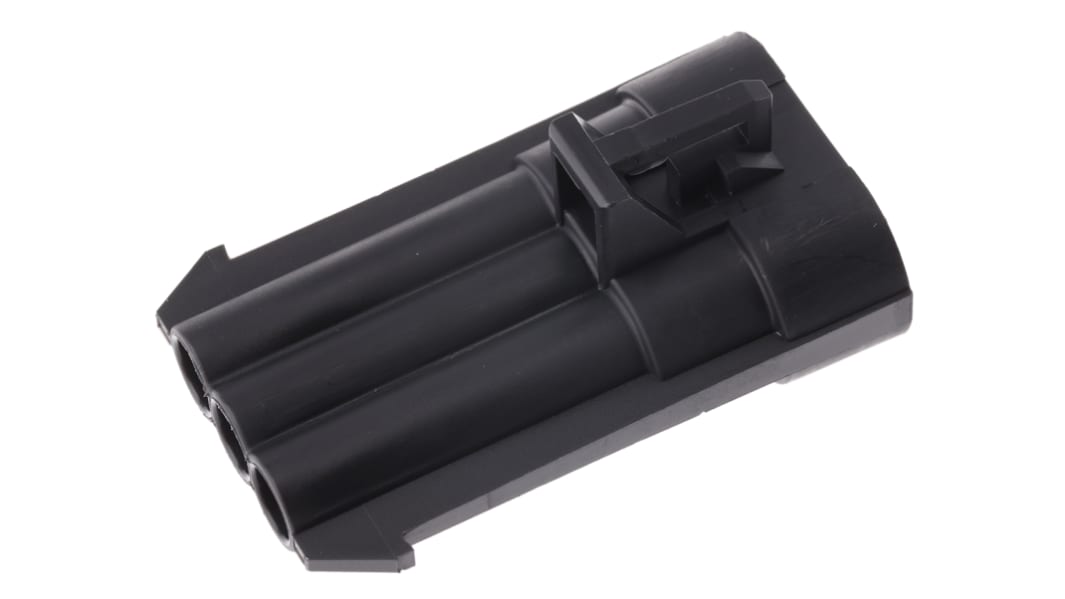 Delphi, Metri-Pack 150 Automotive Connector Plug Black Cable Mount 3 Way, Crimp Termination 12129615