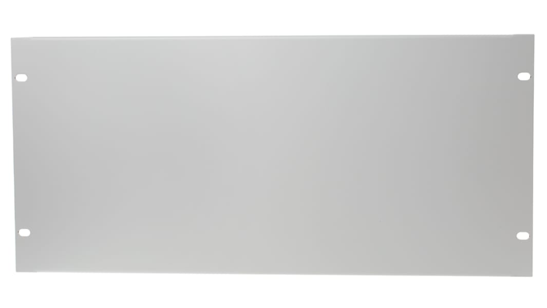 RS PRO Grey Steel Blanking Panel, 5U, 483 x 9mm