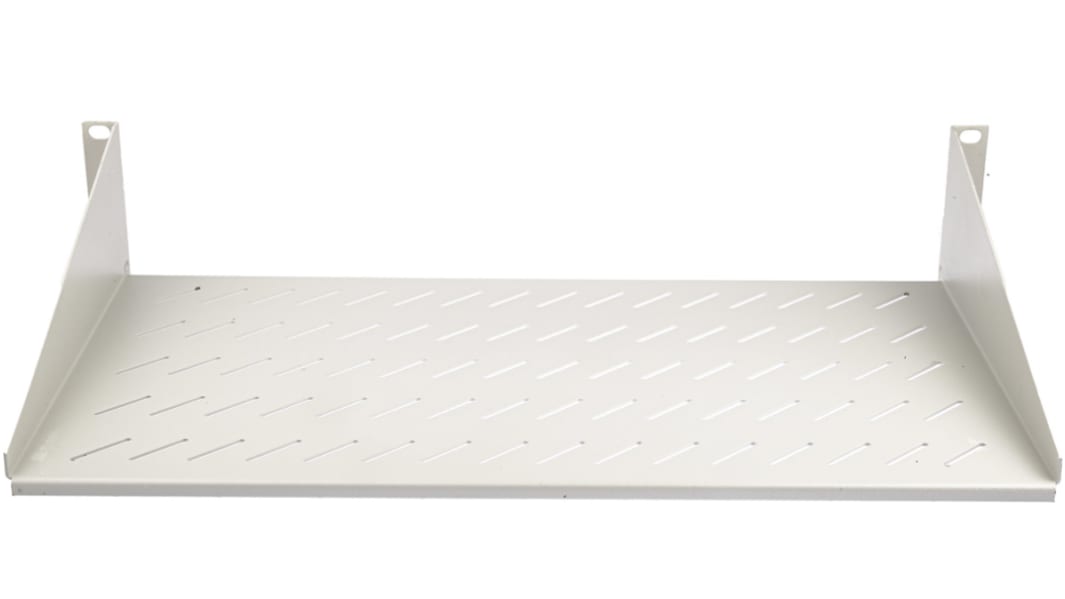 Ripiano a sbalzo RS PRO 2U Grigio, ventilato, 25kg max
