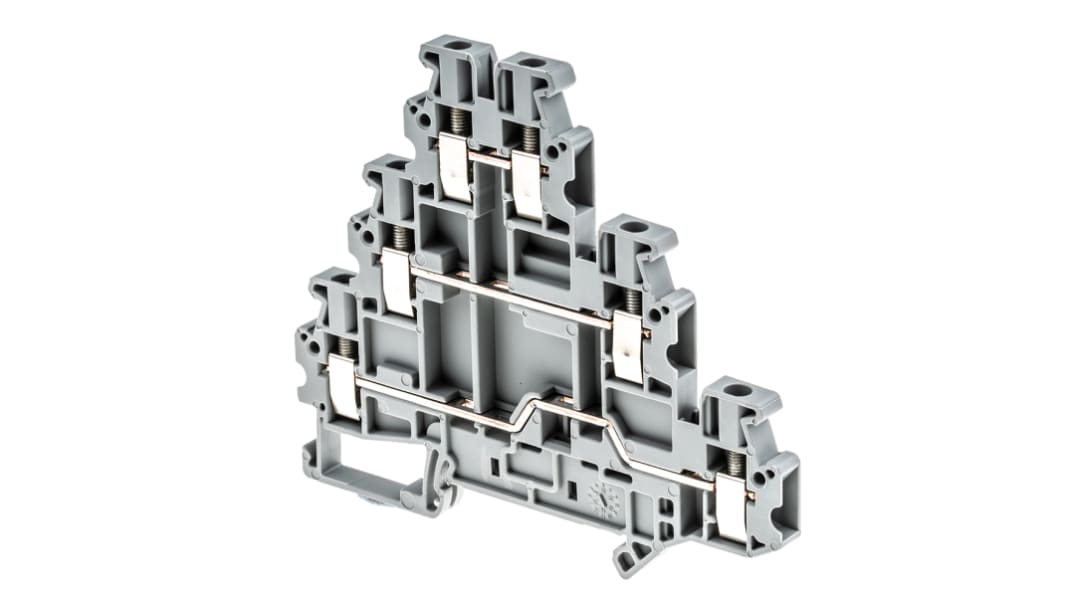 Phoenix Contact 3214259 UT 2.5-3L Series Grey, Triple-Level, Screw Termination