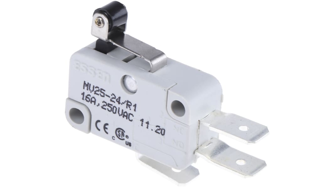 Microinterruttore, RS PRO, SP-CO, 16 A a 250 V c.a., Attacco rapido