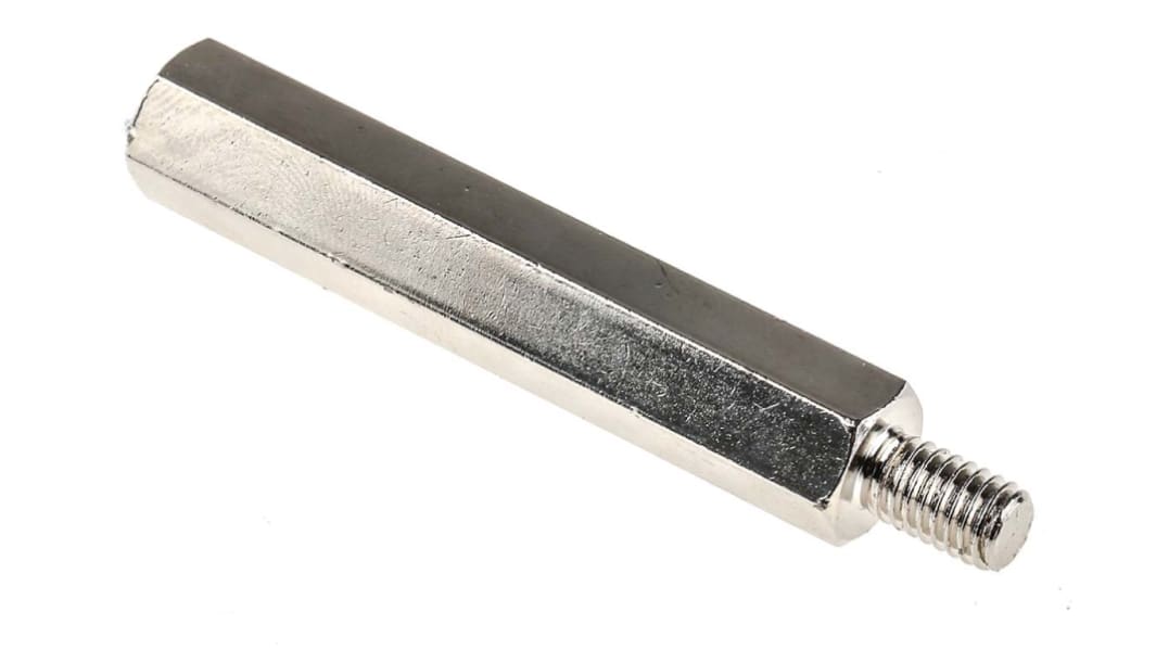 Entretoise filetée RS PRO, longueur 55mm, Mâle / Femelle, M6 x M6