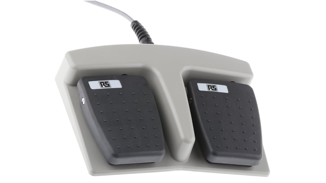RS PRO フットスイッチ, DPST, モーメンタリ, 24V