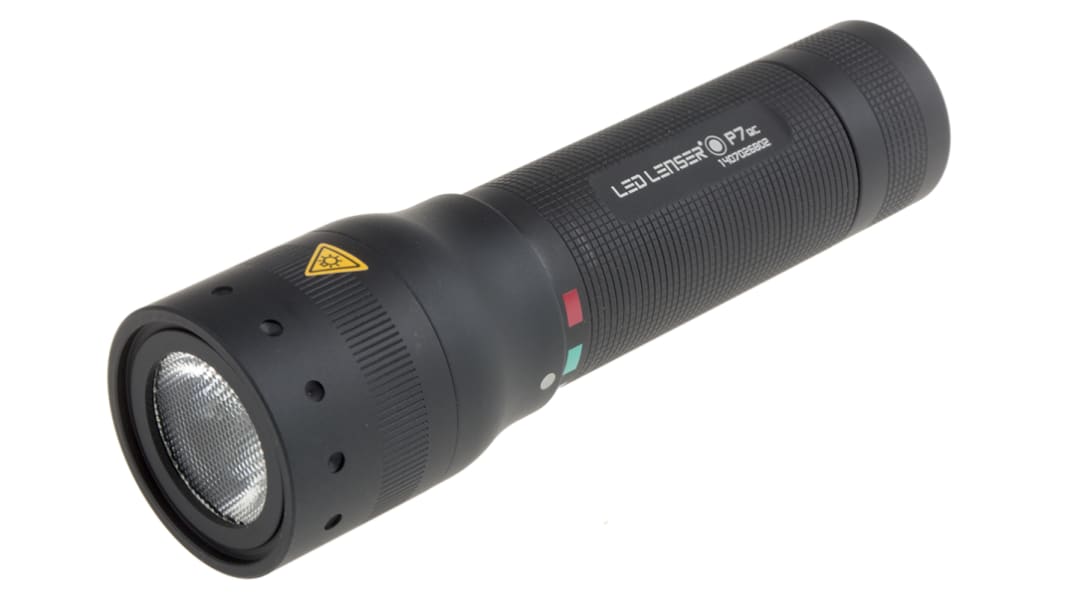 LEDLENSER P7QC LED-Taschenlampe LED Schwarz im Alu-Gehäuse , 320 lm / 260 m, 132 mm