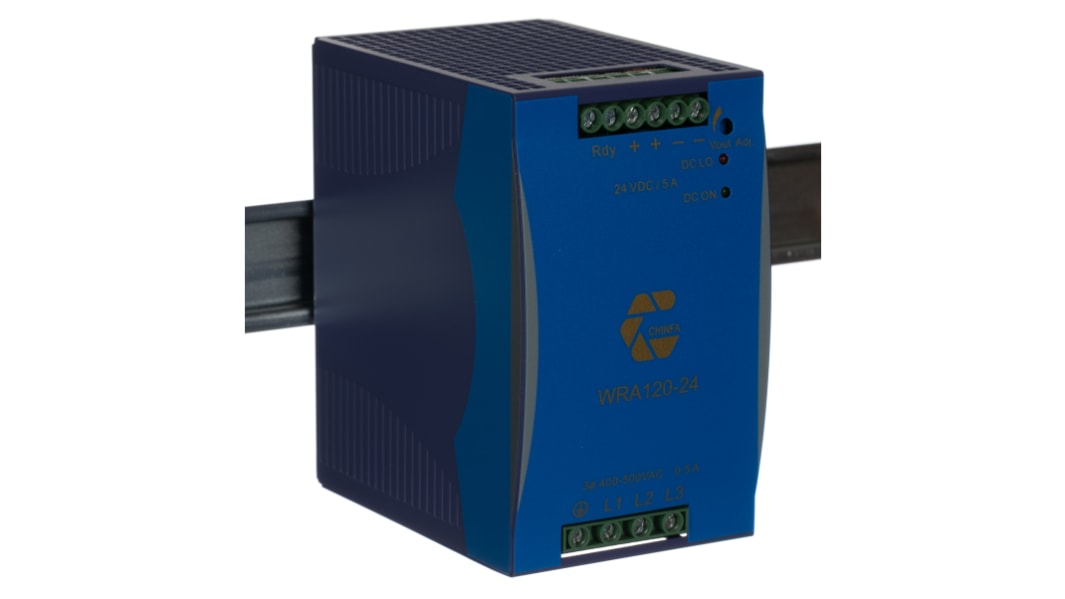 Chinfa WRA 120 DIN-Schienen Netzteil Getaktet 24V dc / 5A 120W 400V ac