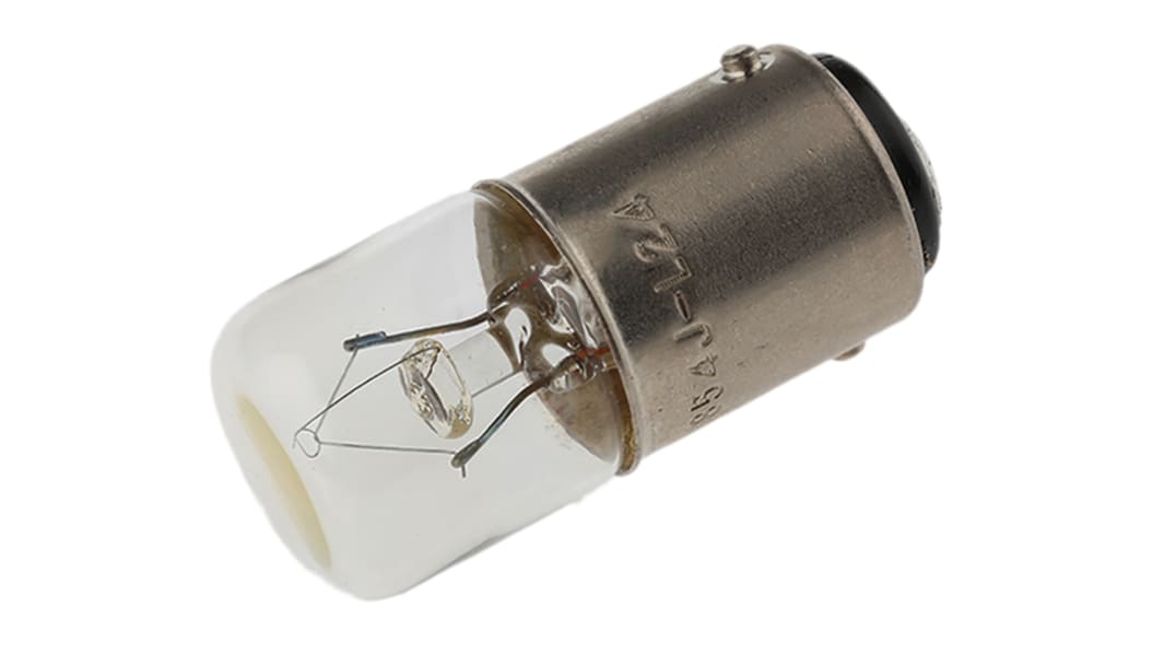 Eaton Glühlampe 24 V, BA15d Sockel Klar, für SL4-L, Glaskolben, Glühlampe