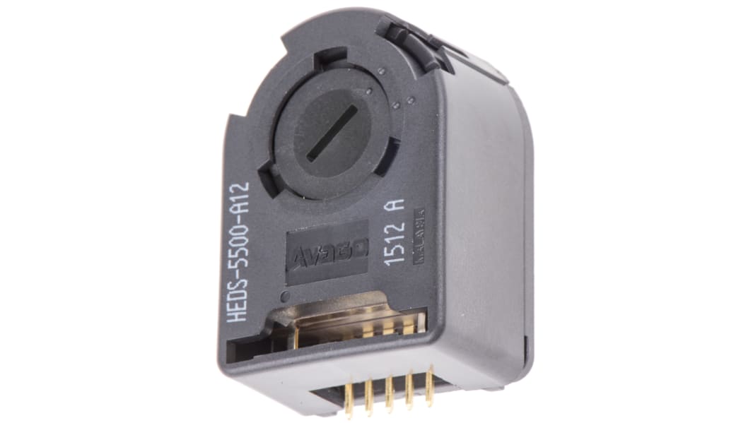 Encoder óptico Broadcom, 5V dc, eje de 6 mm, Hueco