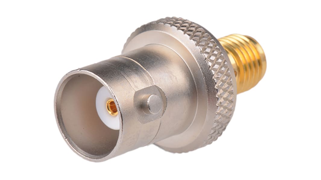 Rosenberger Straight 50Ω RF Adapter SMA Socket to BNC Socket 10GHz