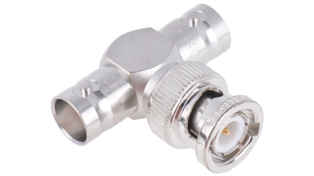 Rosenberger HF Adapter, BNC - BNC, 50Ω, Weiblich - Male, T-Abzweig, 10GHz Normal