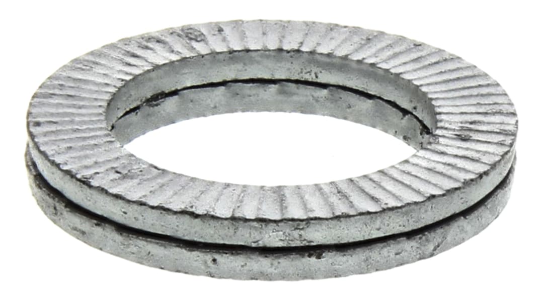 Delta Protekt Unalloyed Steel Wedge Lock Washers, M16