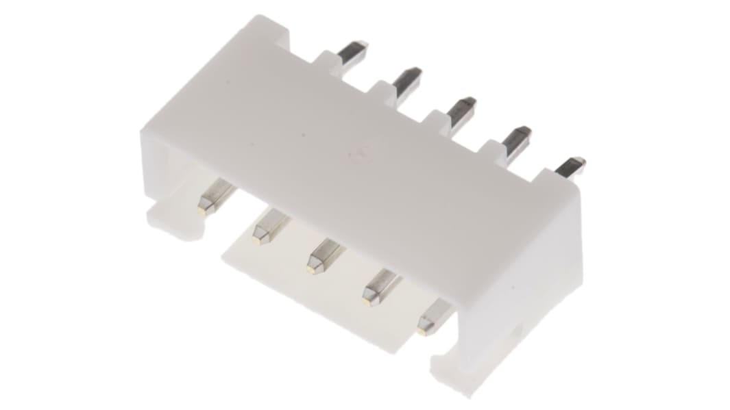 JST ストレート 基板接続用ピンヘッダ 5極 2.5mm 1列, スルーホール実装