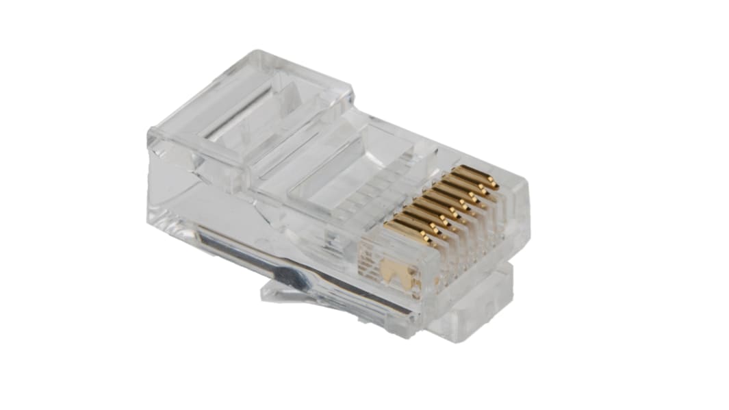 MH Connectors MHRJ Cat.5e RJ45-Steckverbinder Stecker 8P8C-polig UTP, Kabelmontage