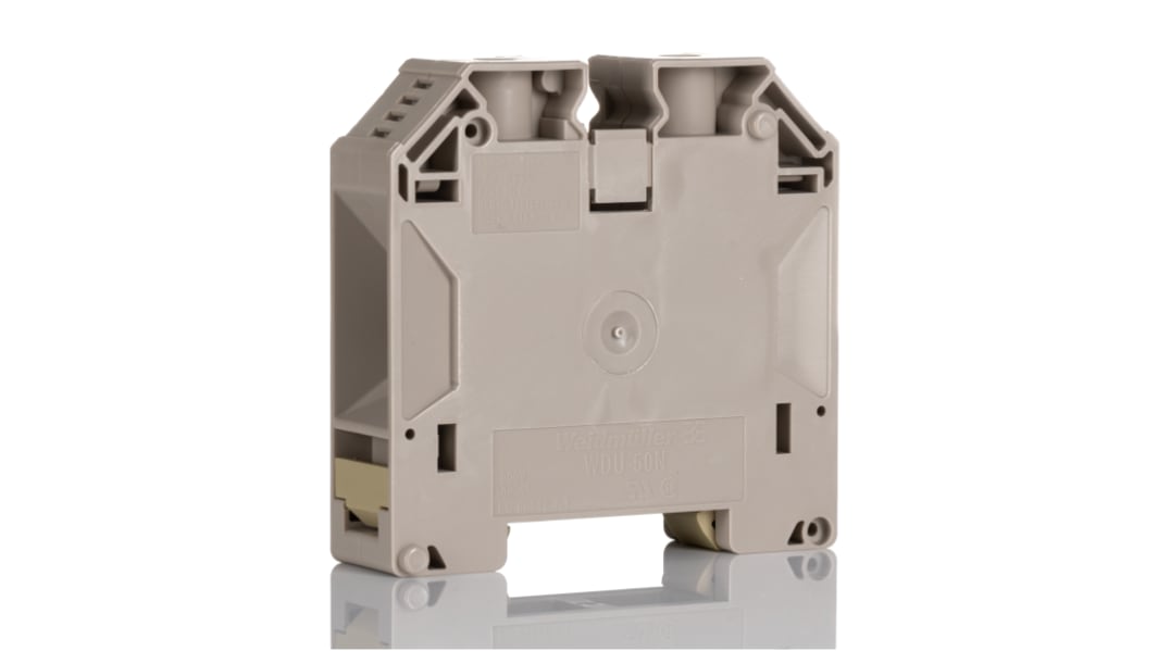 Weidmuller 1186630000 W Series Dark Beige, 10 → 70mm², 1-Level, Screw Termination