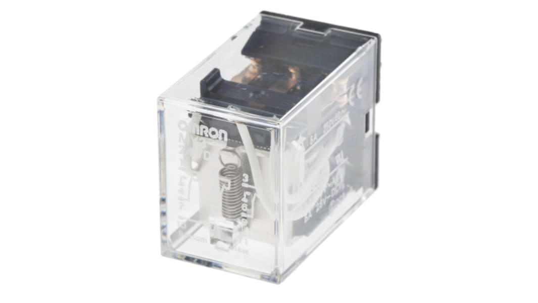 オムロン パワーリレー, 24V dc, 3c接点, 5A, プラグイン