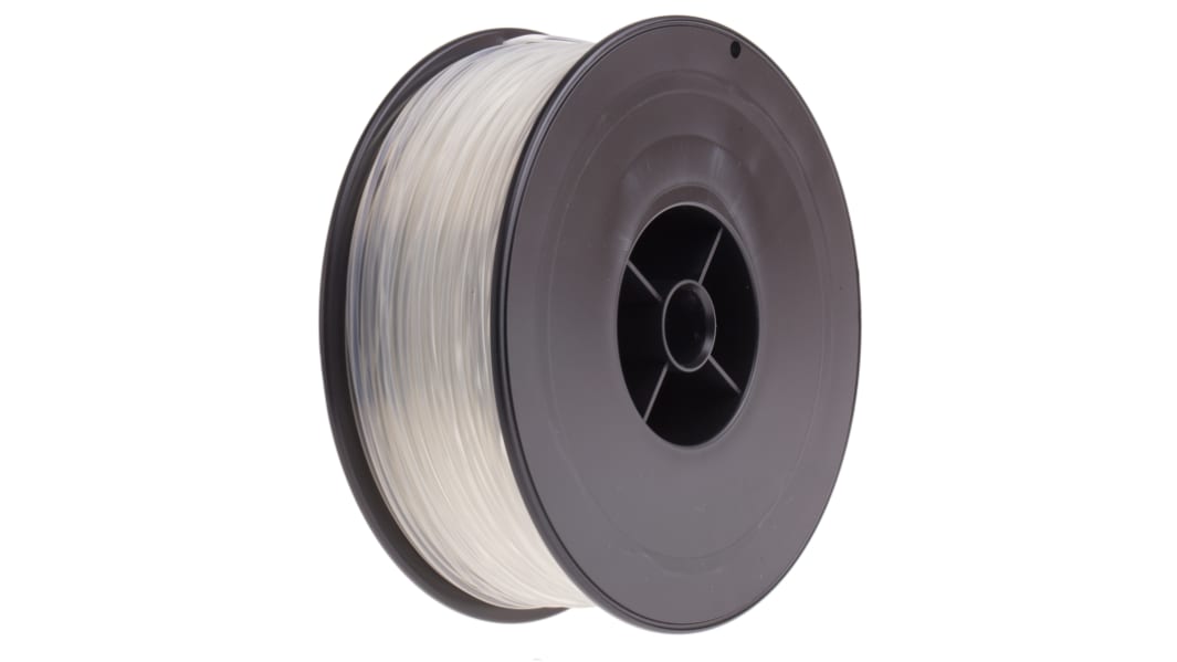 RS PRO M-ABS 3D-Drucker Filament zur Verwendung mit Gängige Desktop-3D-Drucker, Klar, 1.75mm, FDM, 300g