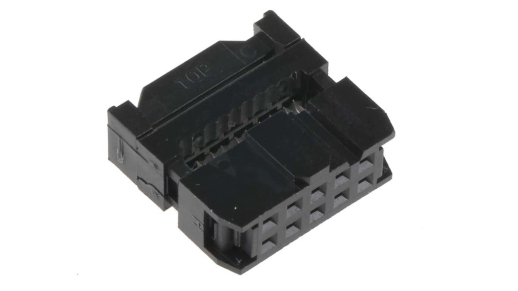 Amphenol Communications Solutions 10-Way IDC Connector Socket for Cable Mount, 2-Row