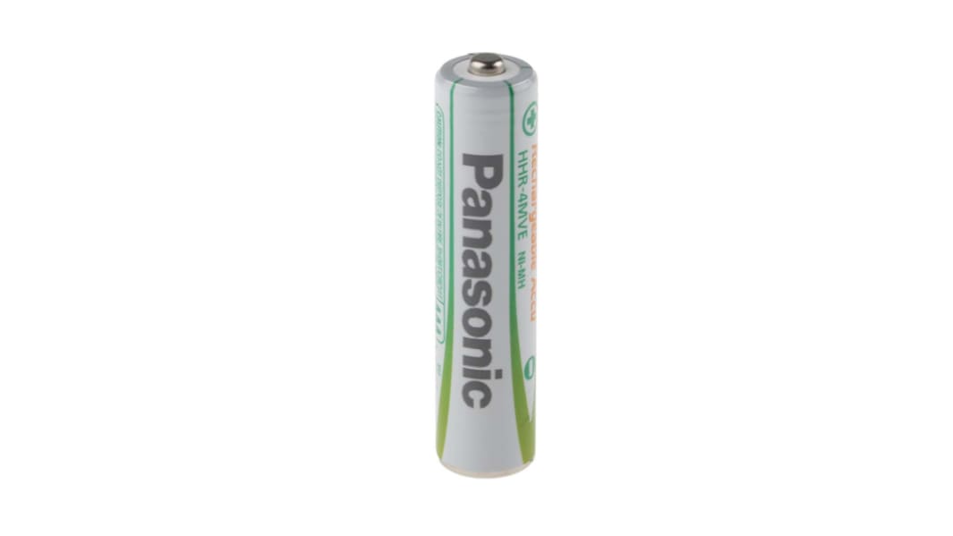 Pila AAA recargable NiMH Panasonic, 1.2V, 750mAh