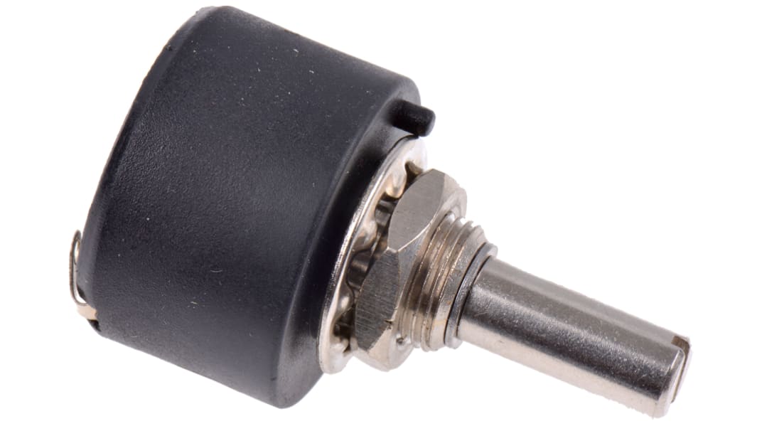 Potentiomètre Rotatif RS PRO, 2.5kΩ max, Ø axe 6,35 mm, Montage panneau