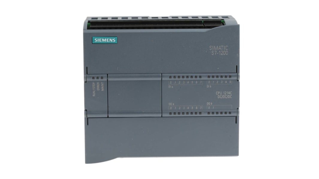 Siemens SIMATIC S7-1200 Series PLC CPU for Use with SIMATIC S7-1200 Series, Digital, Transistor Output, 14 (Digital, 2