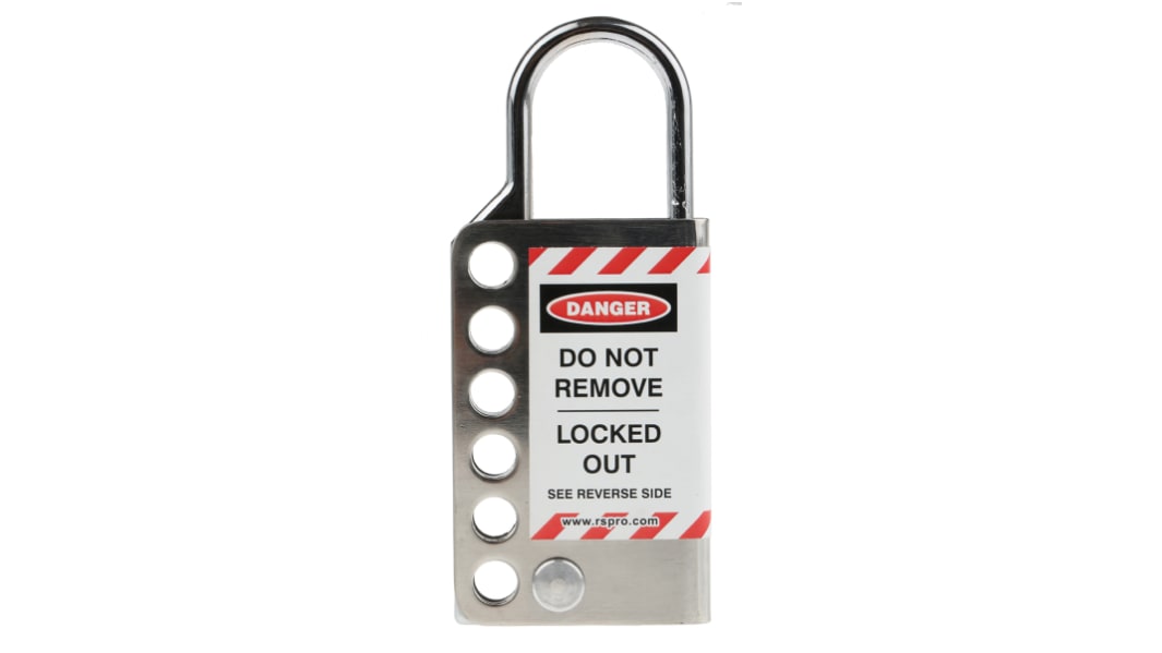 Loquet de verrouillage RS PRO 6 serrures, anse de 8.25mm