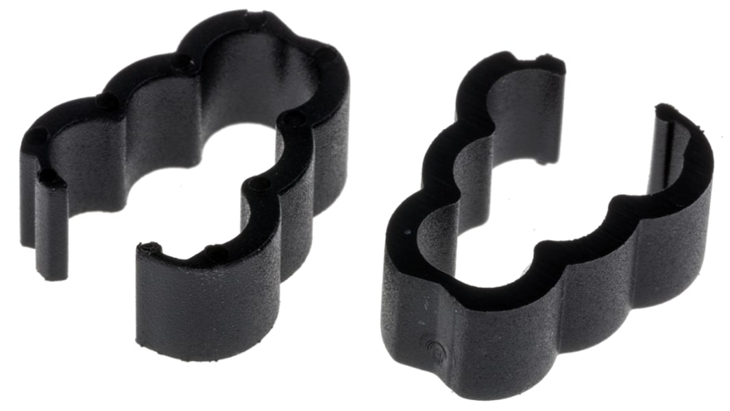 RS PRO Black Nylon C Clamp, 4.1mm Max. Bundle