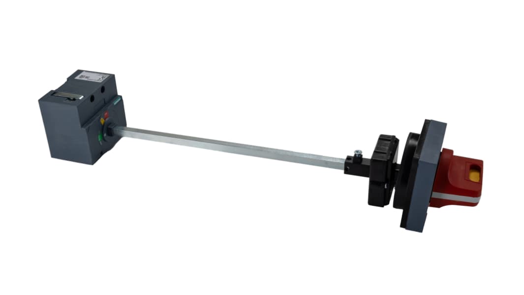 Otočná klika, řada: Sentron 1 zámek zámky, pro použití s: 3VA1 100/160 Červená rukojeť, délka: 401mm IP65 Siemens