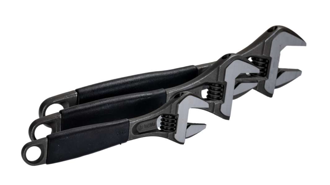 Bahco Adjustable Spanner, 30mm Jaw Capacity, Plastic Handle