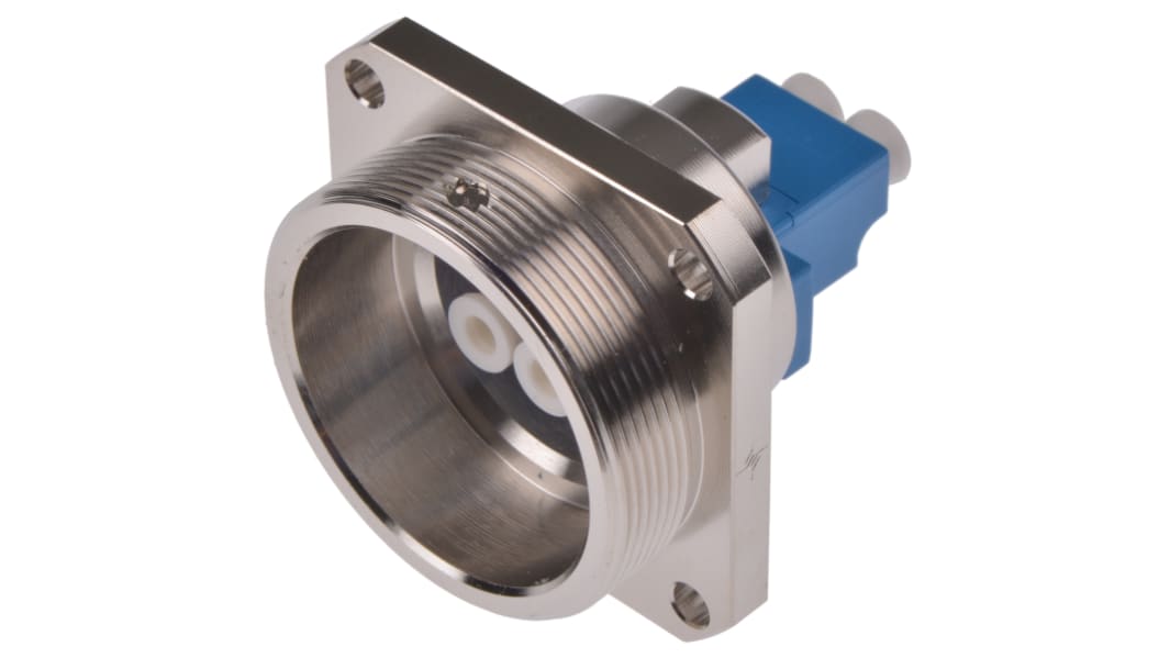 Telegartner J68071A0000 LC to LC Multimode Duplex Fibre Optic Adapter, 0.2dB Insertion Loss