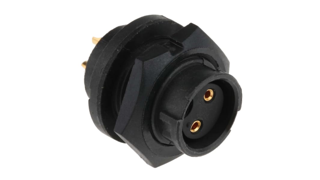 Switchcraft Circular Connector, 2 Contacts, Panel Mount, Plug, Female, IP68, IP69K, EN3 Series