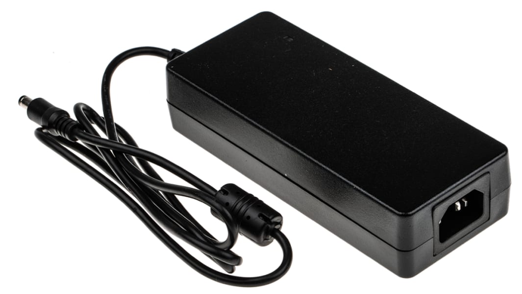 MEAN WELL GST90A Steckernetzteil 90W, 90 → 264V ac, 24V dc / 3.75A, IEC 320-C14 Anschluss