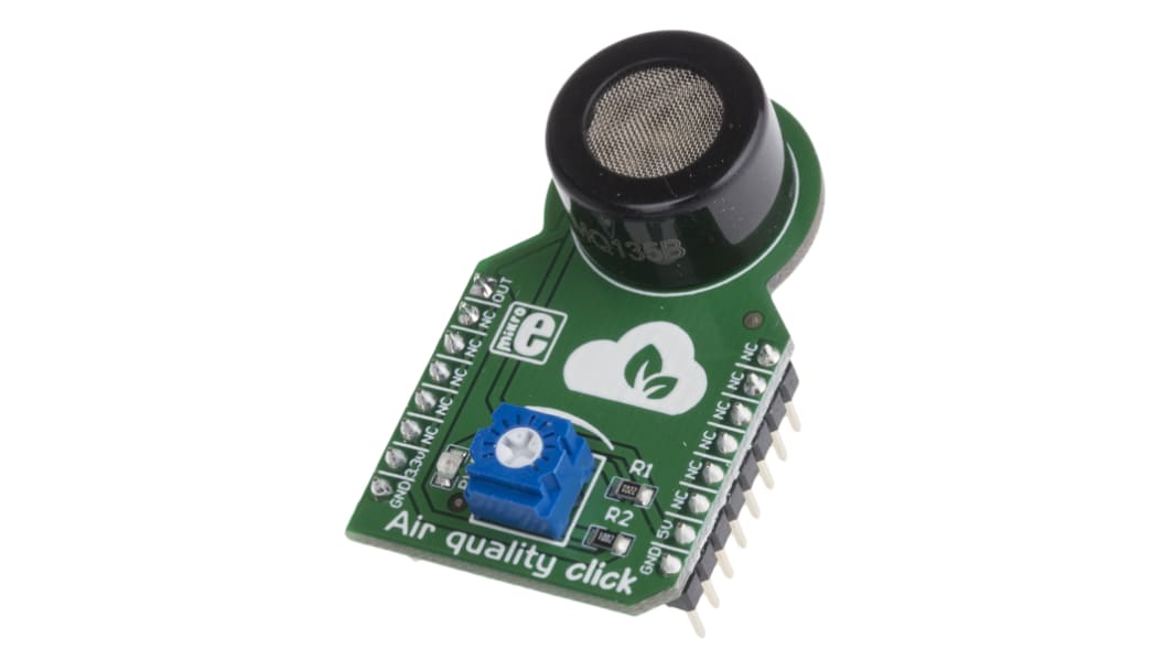 MikroElektronika Air Quality click Gas Sensor mikroBus Click Board for MQ-135